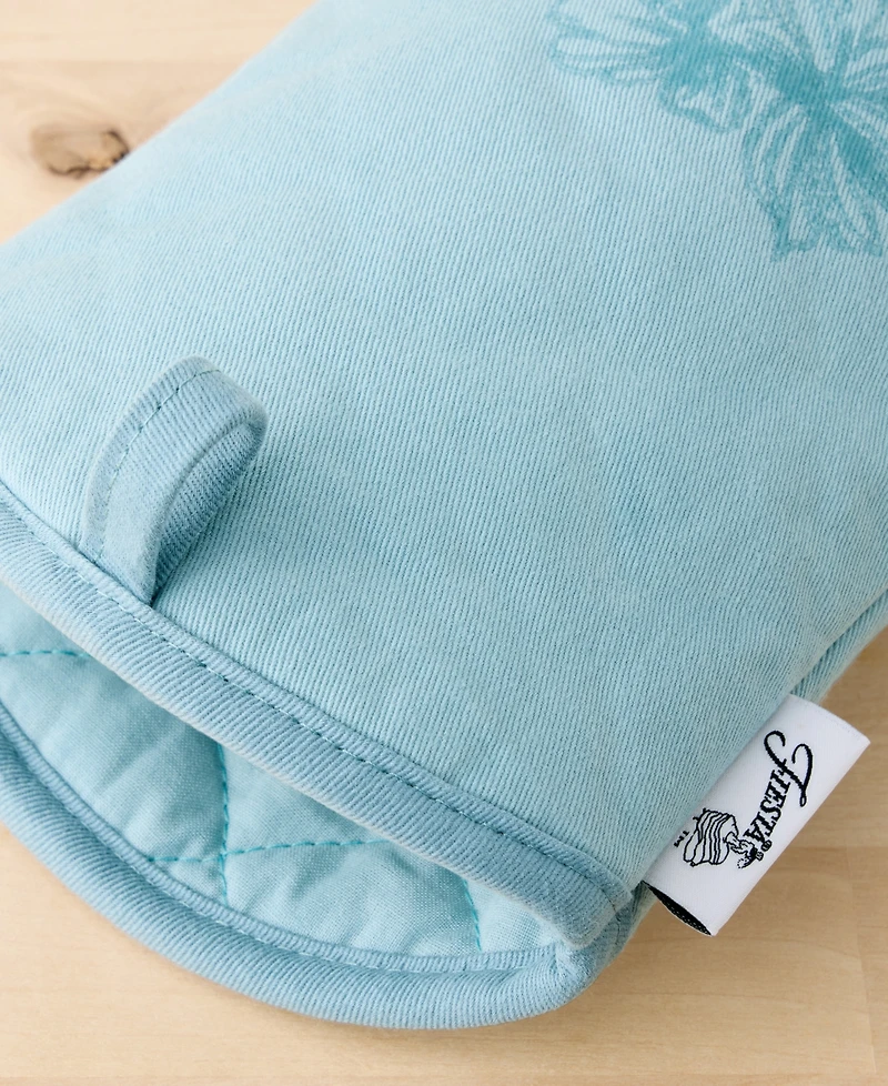 Fiesta Botanical Floral Cotton Oven Mitt, 7" x 13"