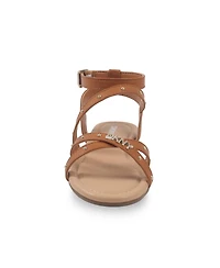 Dkny Little and Big Girls Cassie Vada Metallic Gladiator Sandal