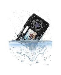 Minolta MN60WP Waterproof Dual Screen Digital Camera, Black