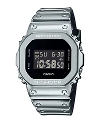 G-Shock Men's Silver-Tone Silicone Watch