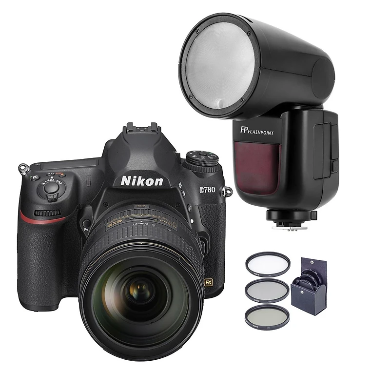 Nikon D780 Fx-Format Dslr Camera with Af-s Nikkor 24-120mm f/4G Ed Vr Lens