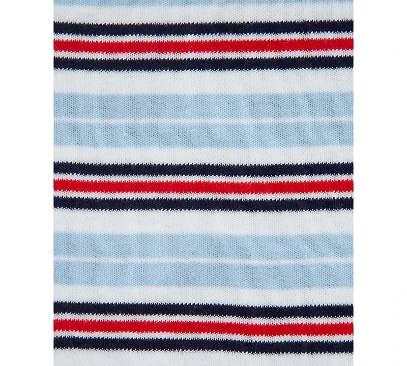 Little Me Baby Boys Baseball Stripe Rompers, Pack of 2