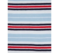 Little Me Baby Boys Baseball Stripe Rompers, Pack of 2