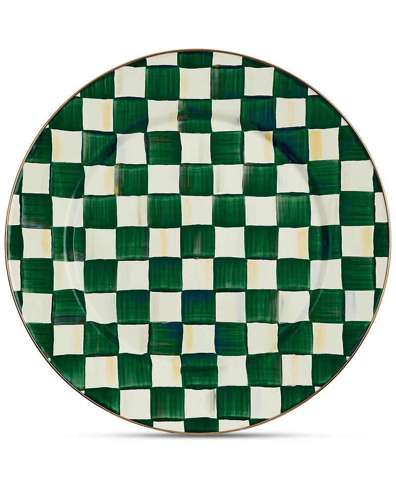 Mackenzie-Childs Emerald Check Serving Platter