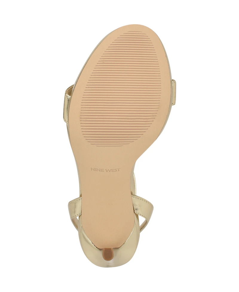Nine West Women's Loola Ankle Strap High Stiletto Sandals