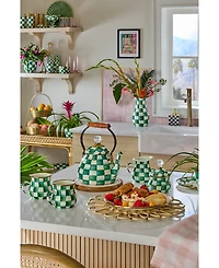 Mackenzie-Childs Emerald Check Mug