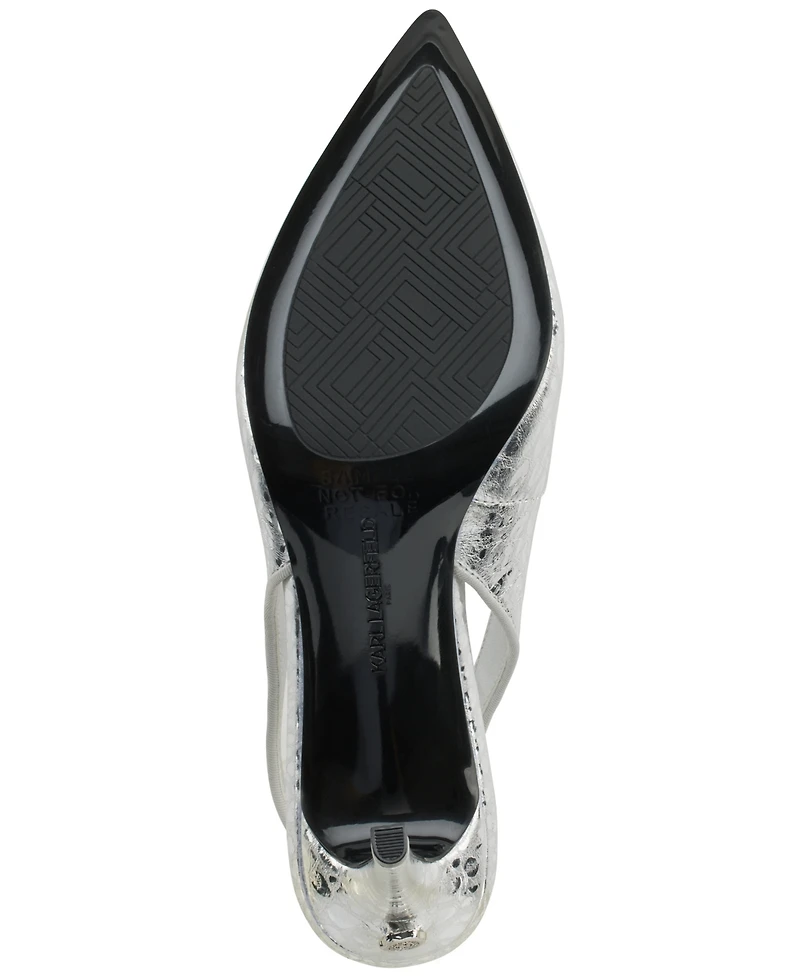 Karl Lagerfeld Paris Women's Rosalyn Slingback Pumps