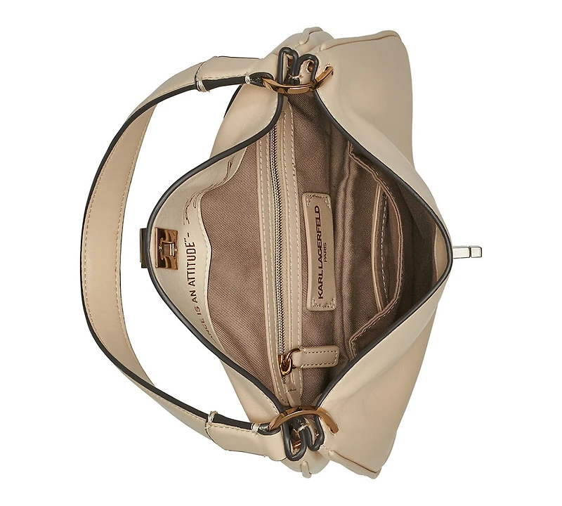 Karl Lagerfeld Paris Nadine Leather Shoulder Bag