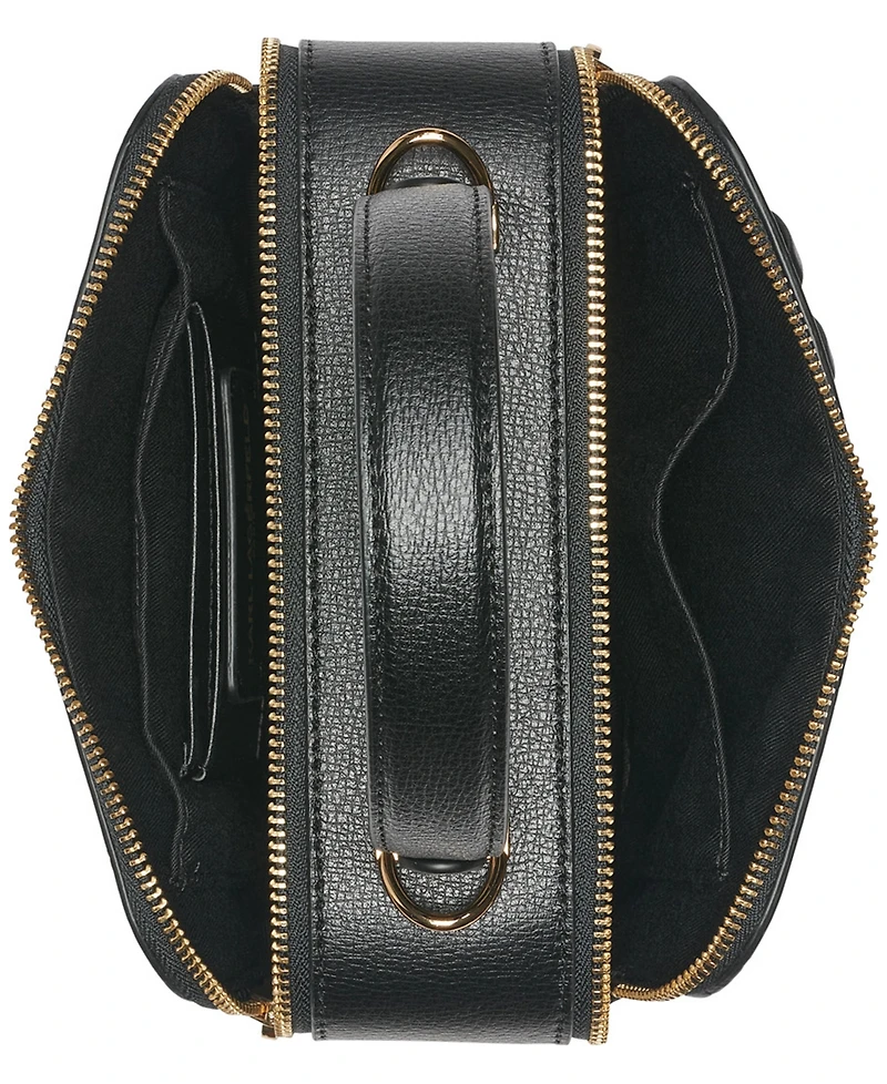 Karl Lagerfeld Paris Simone Camera Crossbody with Rainbow Stitching