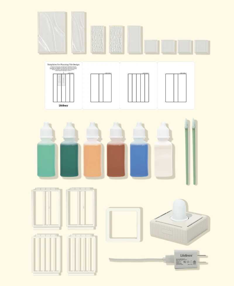 Lifelines FlowCrafts Decorative Tile Lamp Crafting Kit