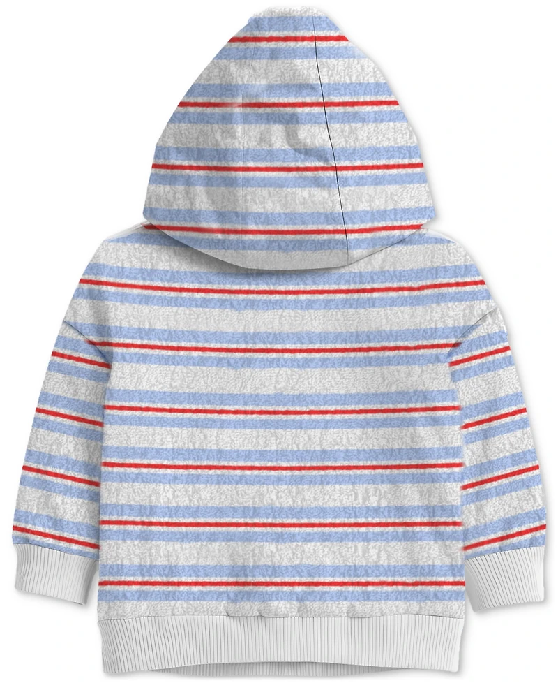 Disney Baby Boys 2-Pc. Mickey Mouse Stripe Hoodie & Shorts Set