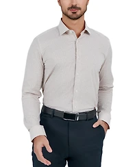 Tallia Men's Slim Flit Micro Floral Print Button-Front Dress Shirt