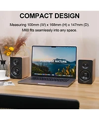 Edifier Bookshelf Speakers, 66W Rms Desktop Speakers with Stands