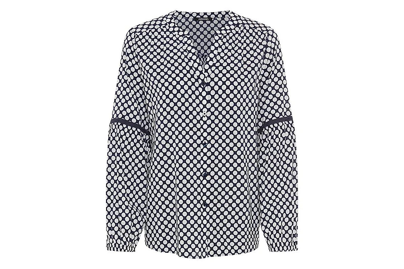 Olsen Women's Polka Dot Tunic Shirt