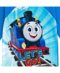 Thomas & Friends Little Boys Pajama Shirt Pants and Slippers 3 Piece