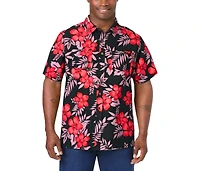 KingSize Big & Tall Short-Sleeve Linen Shirt