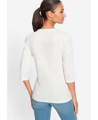 Olsen Women's Placement Print T-Shirt