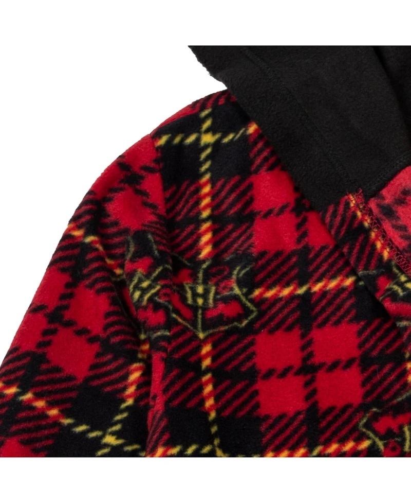 Harry Potter Boys Gryffindor Hufflepuff Ravenclaw Slytherin Fleece Long Sleeve Pajama Sleep Robe