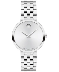 Movado Women's Museum Classic Swiss Quartz Stainless-Steel Watch, 29.5mm