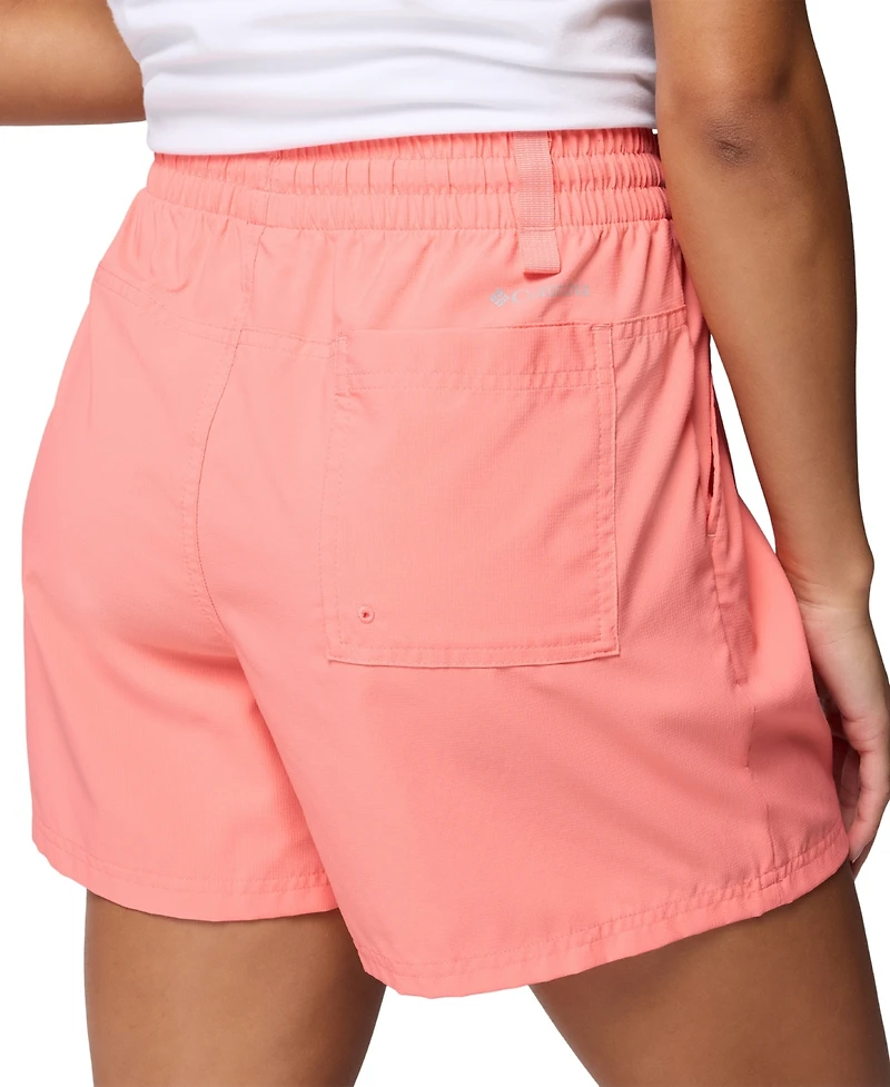 Columbia Women's Mid Rise Blue Vista Hill Shorts