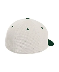 Adidas Men's Cream Miami Hurricanes On-Field Fitted Baseball Hat