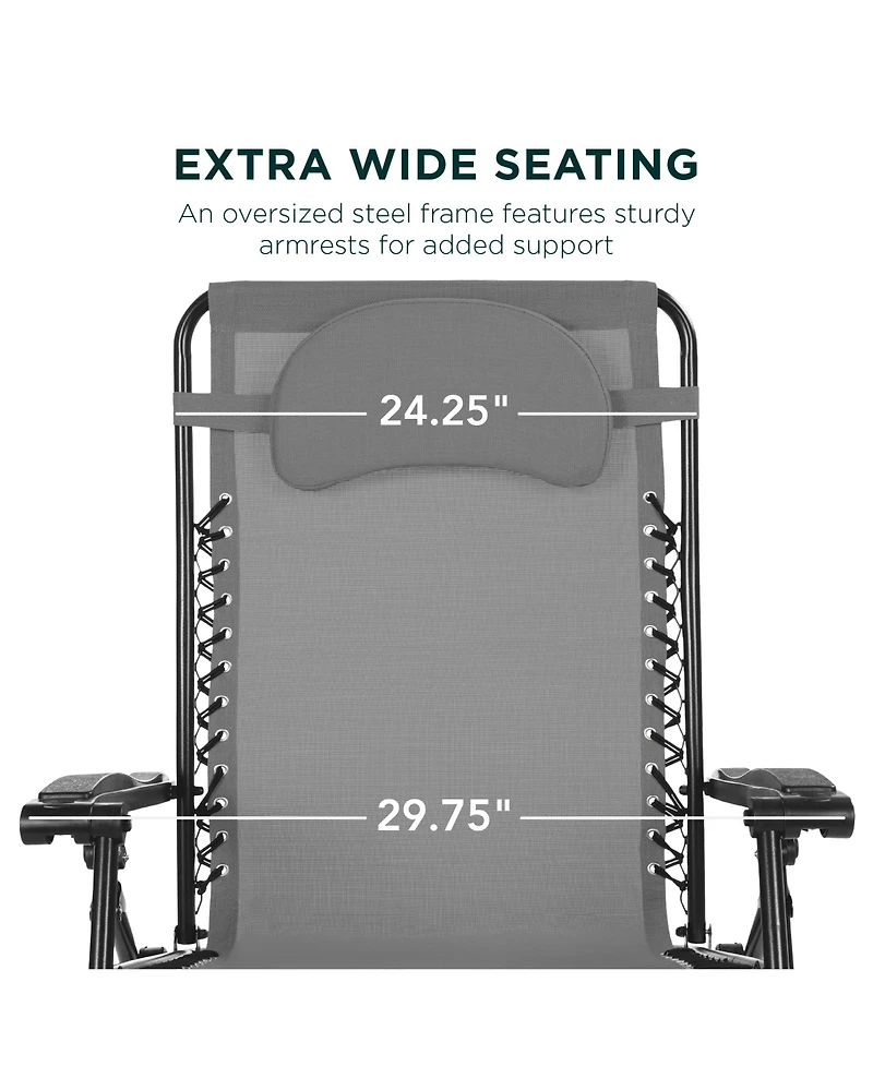 Best Choice Products Oversized Zero Gravity Chair