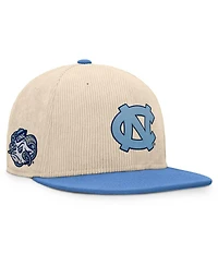 Fanatics Men's Tan North Carolina Tar Heels Catcher Snapback Hat
