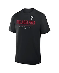 Fanatics Men's Black Philadelphia Phillies Color Pop Legacy Clubhouse T-Shirt