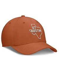 Nike Men's Texas Orange Texas Longhorns Local Swoosh Flex Hat