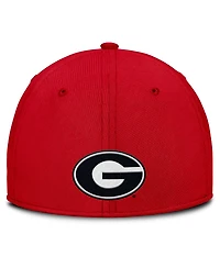 Nike Men's Red Georgia Bulldogs Local Swoosh Flex Hat