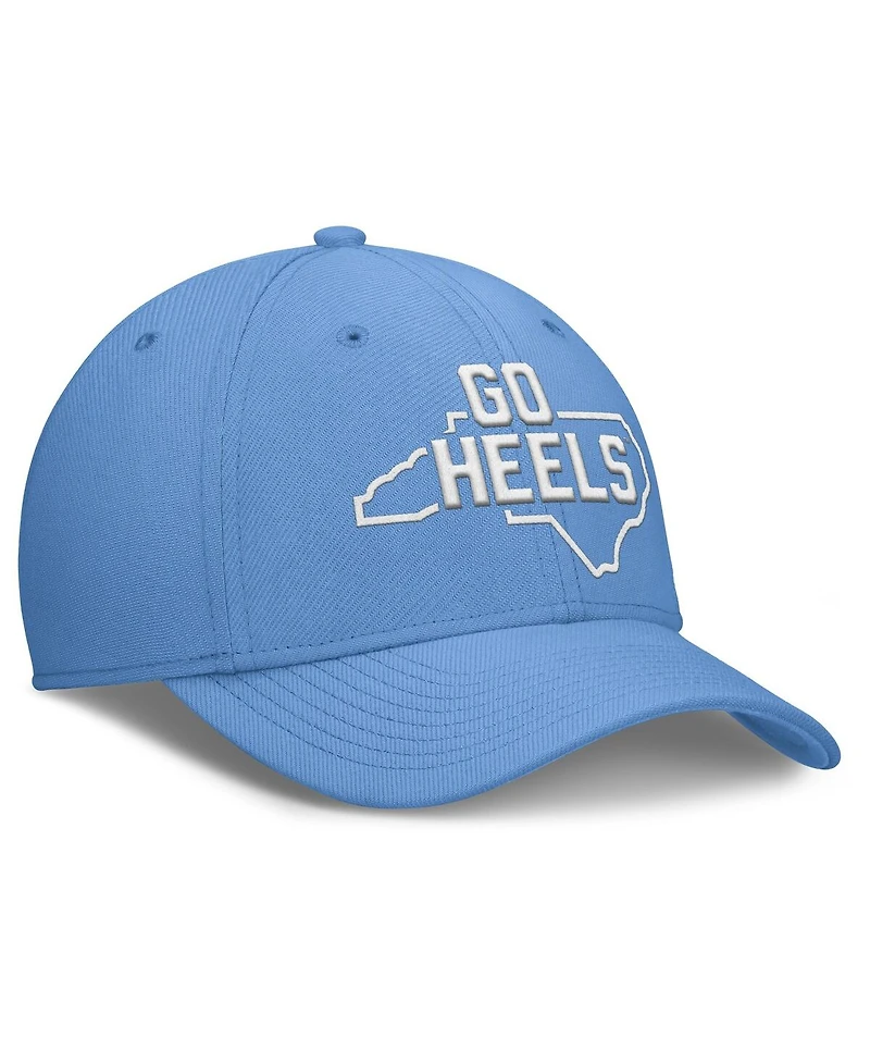 Jordan Men's Carolina Blue North Carolina Tar Heels Local Swoosh Flex Hat
