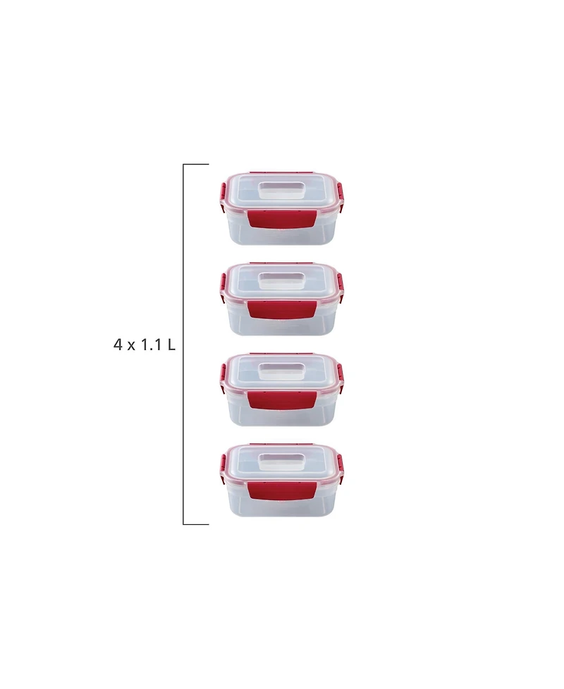 Joseph Joseph Nest Lock 8-Piece Rectangular Food Storage Container Set