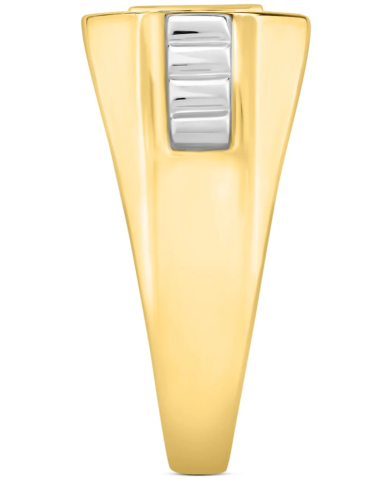 Men's Diamond Octagon Cluster Ring (1/2 ct. t.w.) in 10k Gold