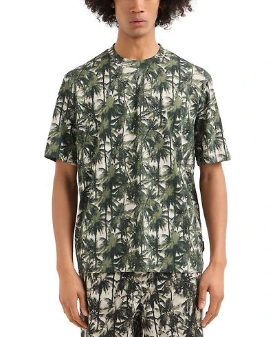 A|X Armani Exchange Men's Palm-Print T-Shirt