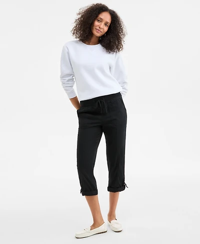 Style & Co Women's Mid-Rise Pull-On Capri Pants, Exclusively at Macy's