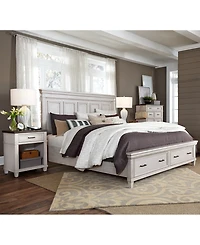 Dawnwood 3-Pc. California King Storage Set (Bed, Chest & 1-Drawer Nightstand)