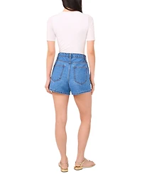 1.state Women's High-Rise Denim Shorts