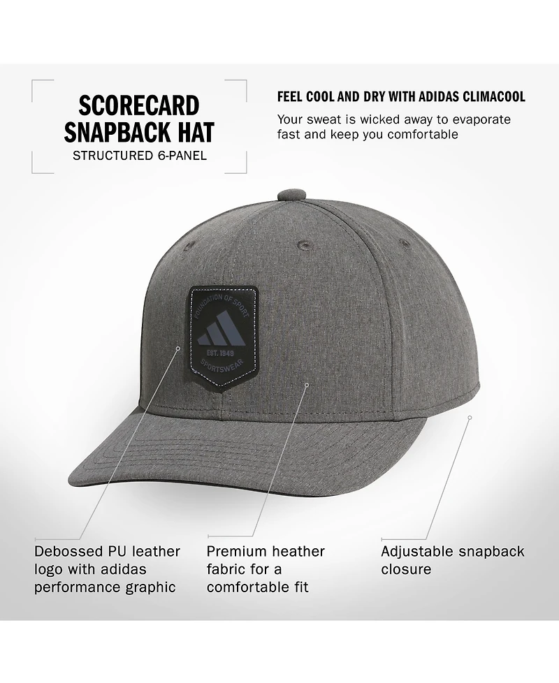 adidas Men's Scorecard Snapback Hat