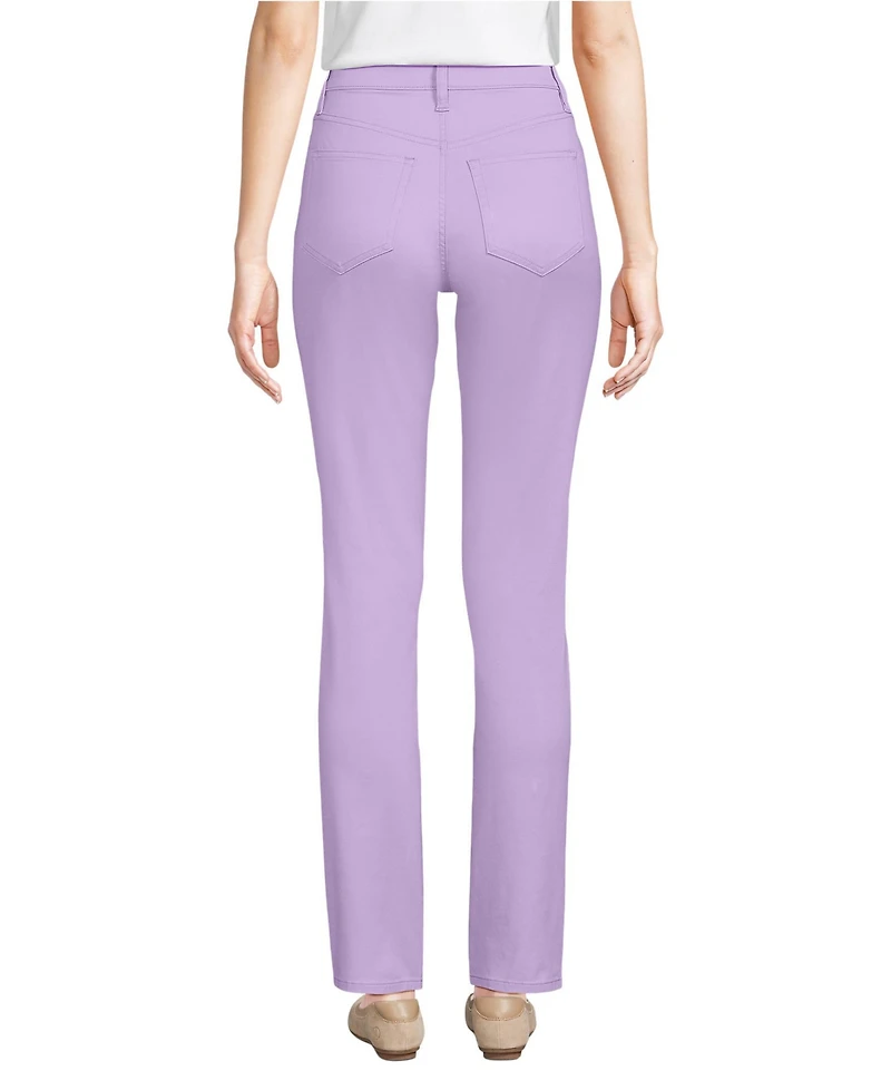Lands' End Women's Stretch Chino High Rise Slim Pants