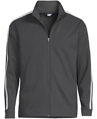 Lands' End Men's Long Sleeve Knit Twill Track Full Zip