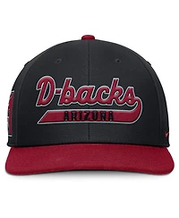 Nike Men's Black/Red Arizona Diamondbacks Pro Performance Snapback Hat