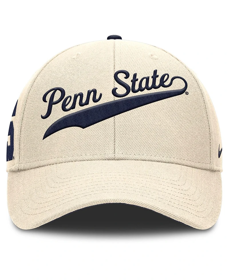 Nike Men's Natural Penn State Nittany Lions Primetime Rise Adjustable Hat