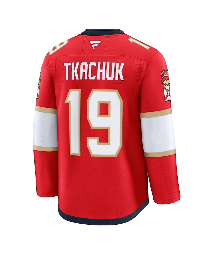 Fanatics Men's Matthew Tkachuk Red Florida Panthers Home Premium Jersey