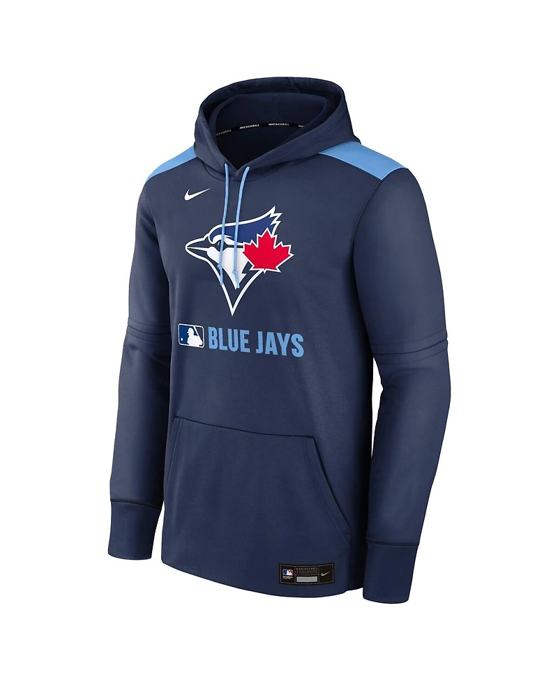 Nike Men's Navy Toronto Blue Jays Authentic Collection Performance Pullover Hoodie