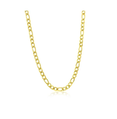 Stainless Steel, 4mm Figaro Chain