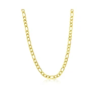 Stainless Steel, 4mm Figaro Chain