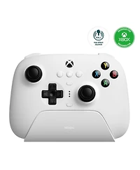 8BitDo Ultimate Wireless Controller with Hall Effect Joysticks for Xbox, Apple, Windows and Android - White - Includes Game Pass Code
