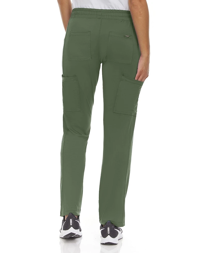 Medichic Plus Scrubs Mid Rise Six Pocket Active Yoga Scrub Pants