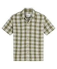 Ben Sherman Men's Reworked Gingham Check Short Sleeve Shirt