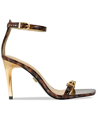 Donna Karan New York Women's Pryce Buckle Ankle-Strap Dress Sandals